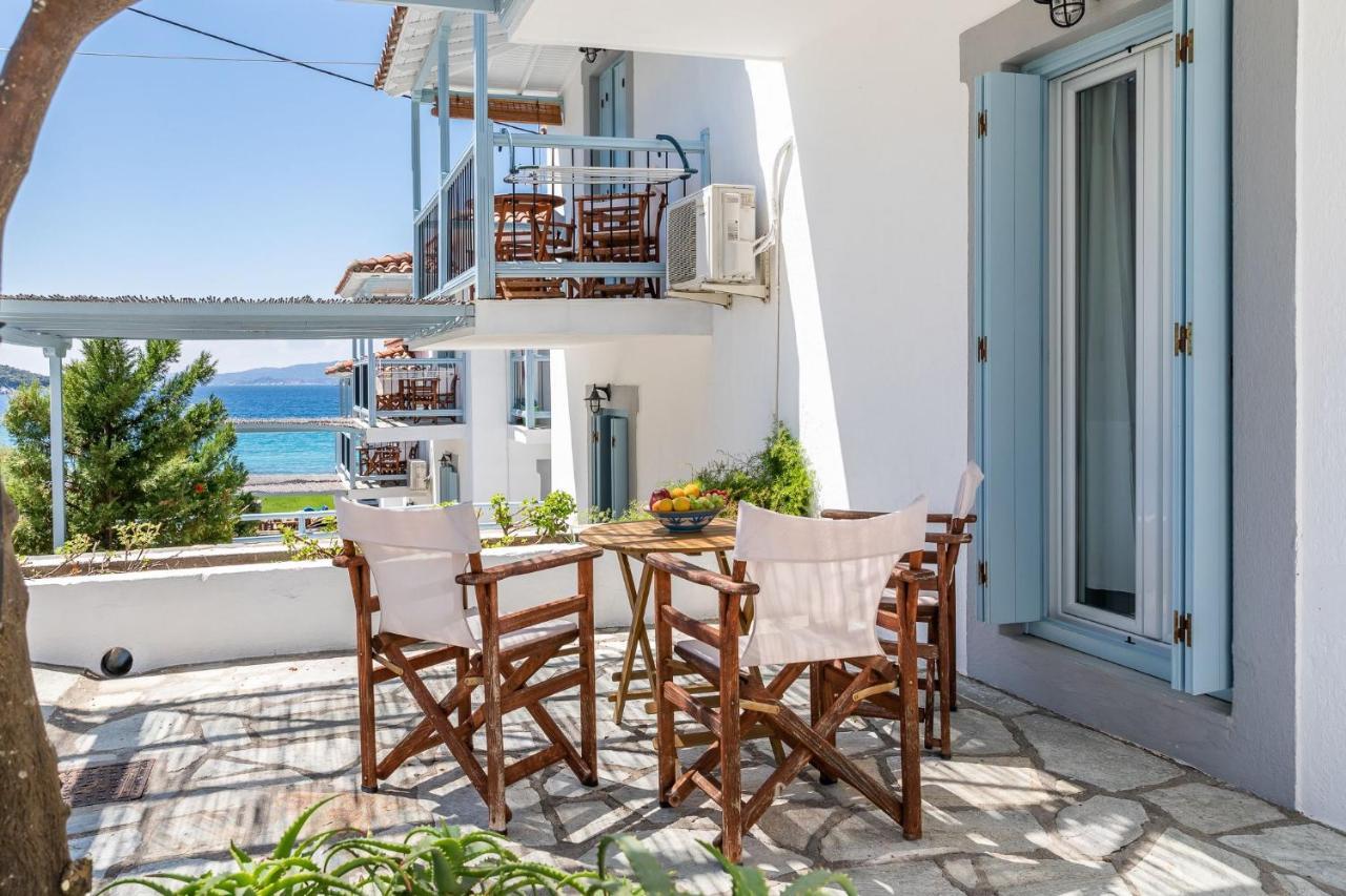 Milia Beach Apartments Paralia Milia Exterior foto